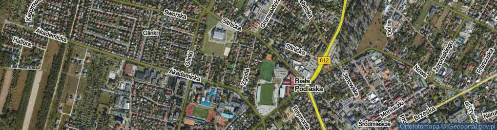 Zdjęcie satelitarne Zgoda ul.